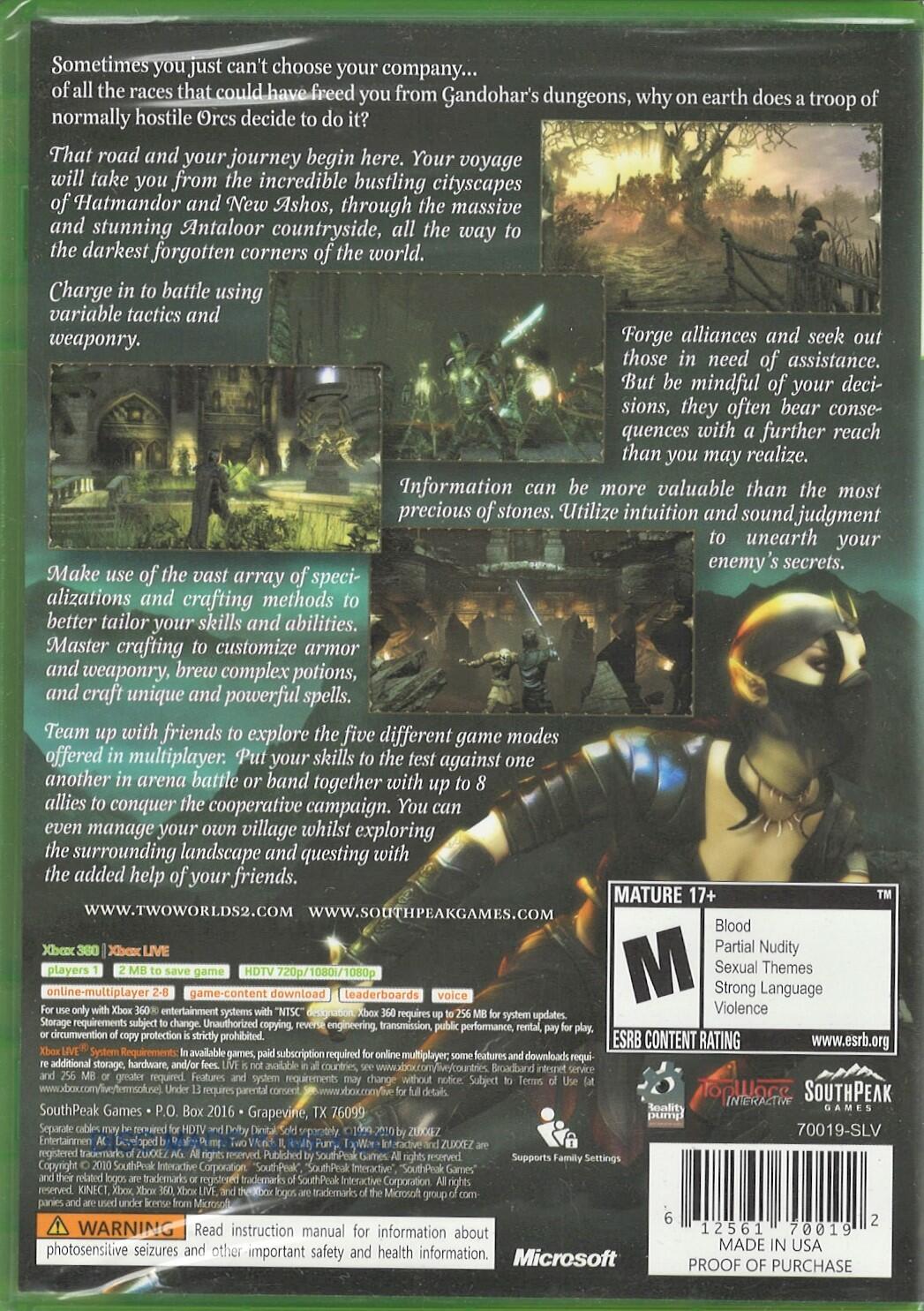 Two Worlds 2 - Xbox 360