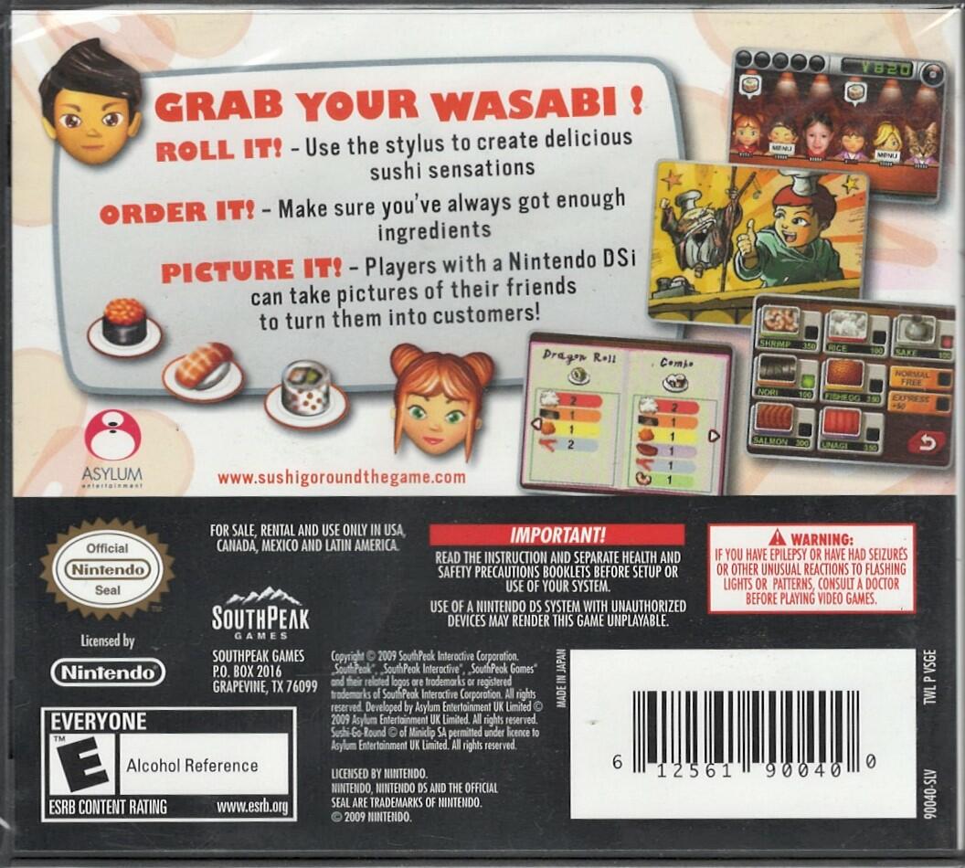 Sushi Go Round - Nintendo DS