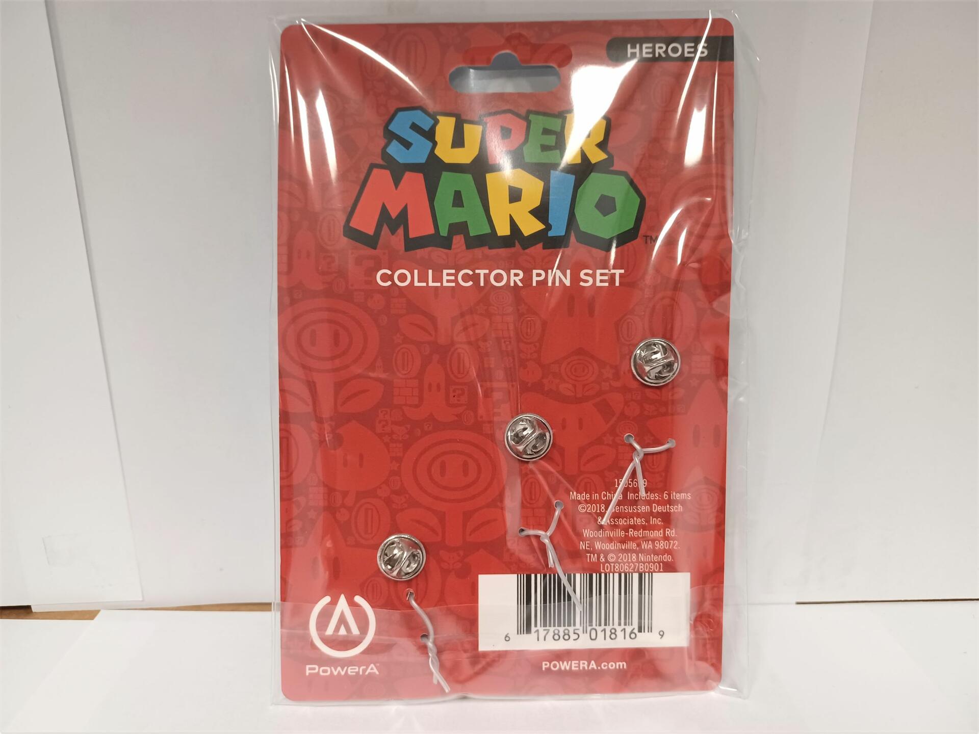 PowerA Collector Pin Set - Super Mario Heroes