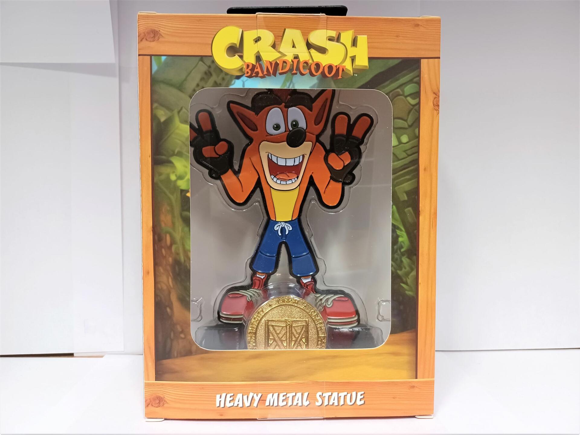 PowerA Heavy Metal Crash Bandicoot Statue - Crash Bandicoot