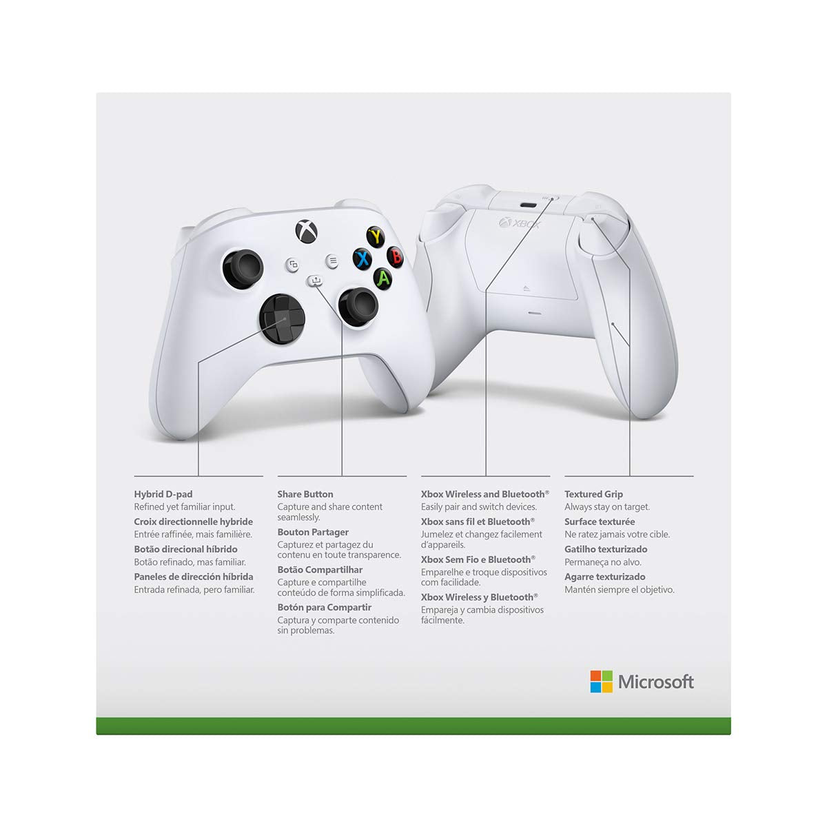 Xbox One Wireless Controller - Robot White