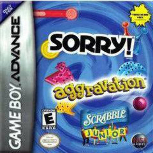 Sorry / Aggravation / Scrabble Junior - GameBoy Advance