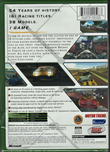 Motor Trend Presents Lotus Challenge - Xbox