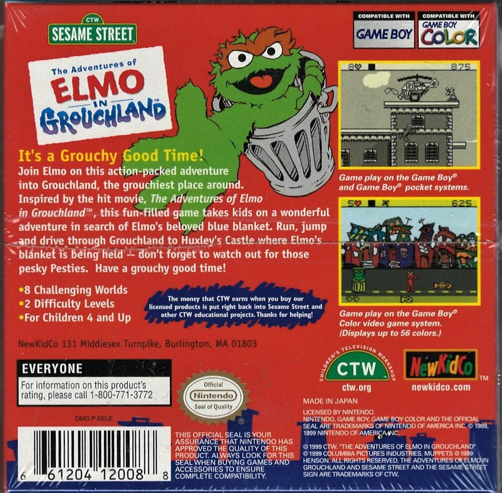 Elmo In Grouchland - Game Boy Color