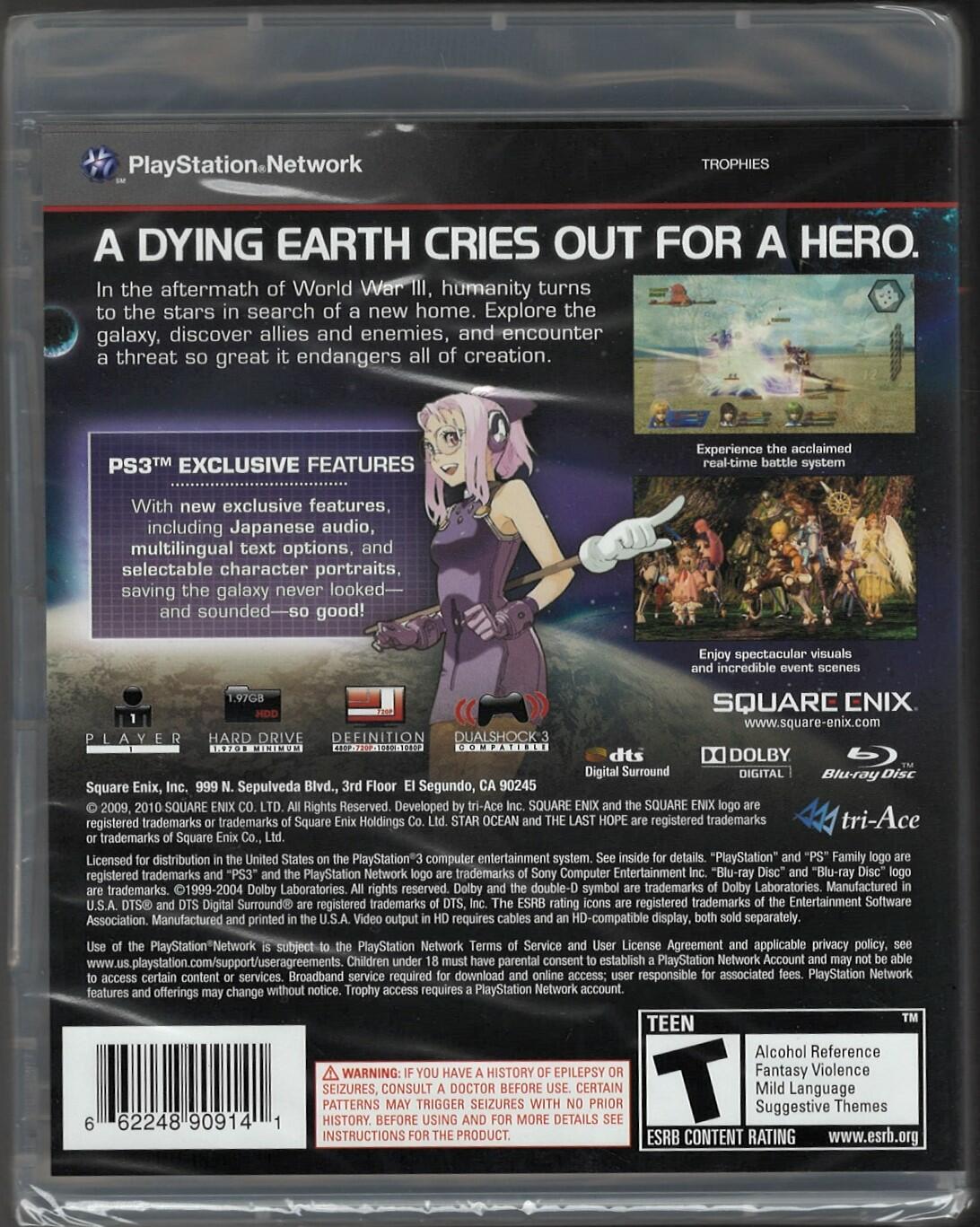 Star Ocean: The Last Hope International - PlayStation 3