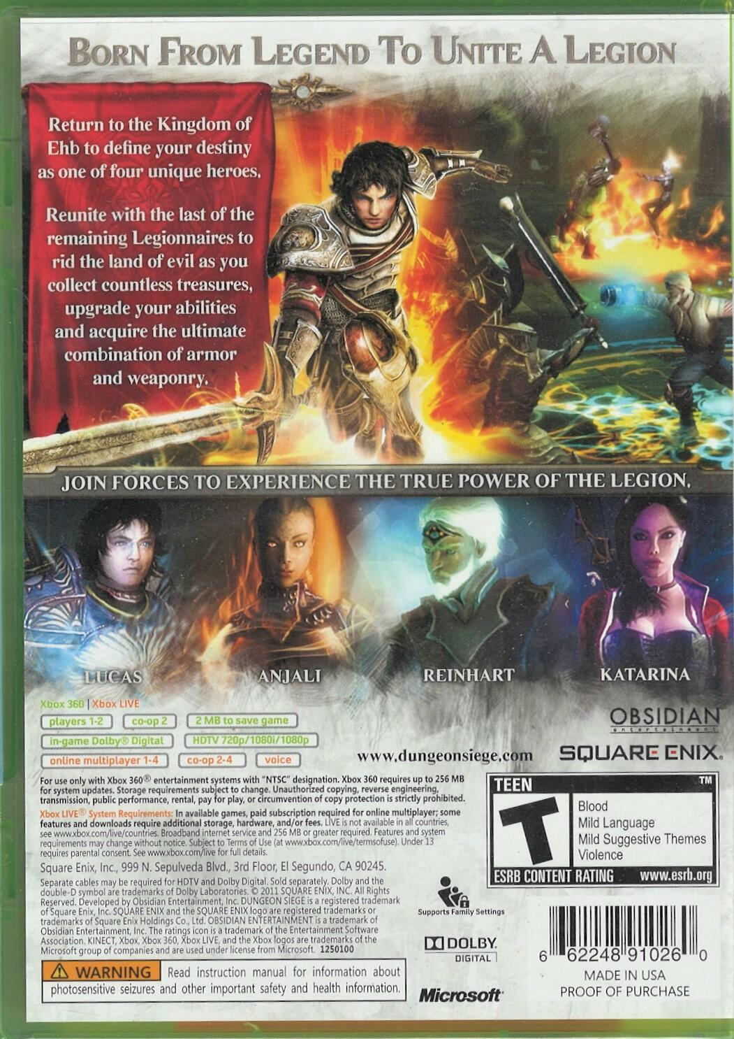 Dungeon Siege III - Xbox 360