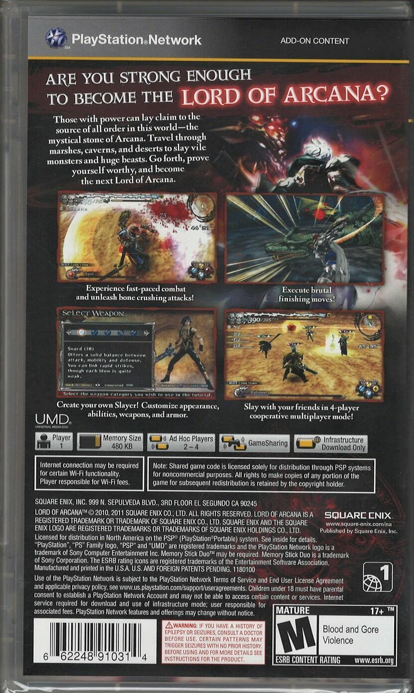 Lord of Arcana - Sony PSP