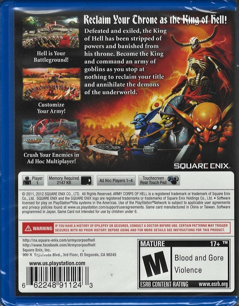 Army Corps Of Hell - PlayStation Vita