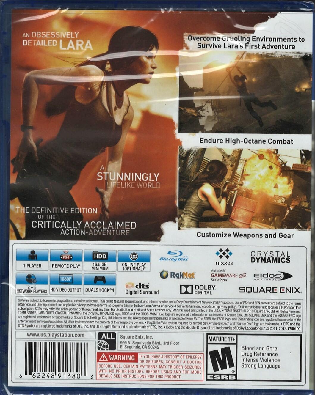 Tomb Raider: Definitive Edition - PlayStation 4