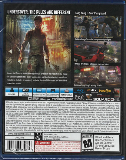 Sleeping Dogs: Definitive Edition - PlayStation 4