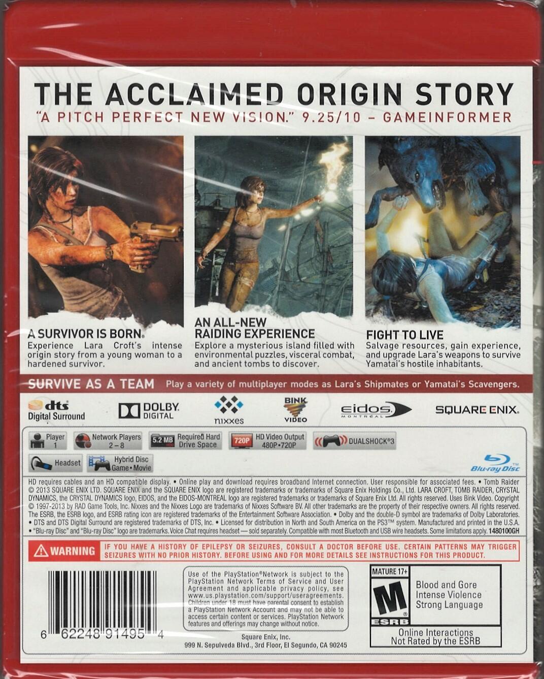 Tomb Raider (Greatest Hits) - PlayStation 3