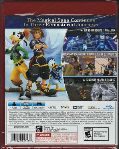 Kingdom Hearts HD 2.5 ReMIX (Greatest Hits) - PlayStation 3