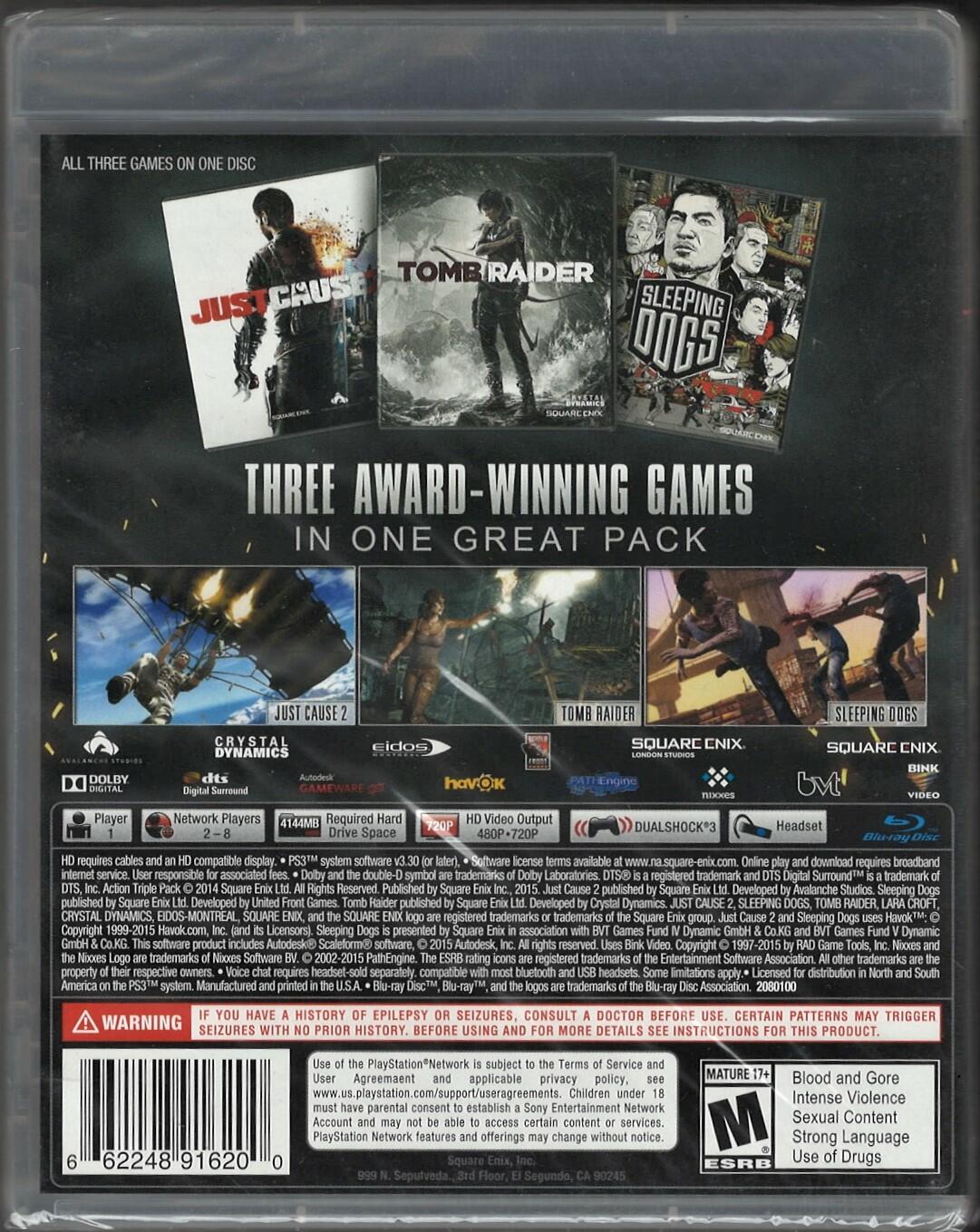 Ultimate Action Triple Pack - PlayStation 3