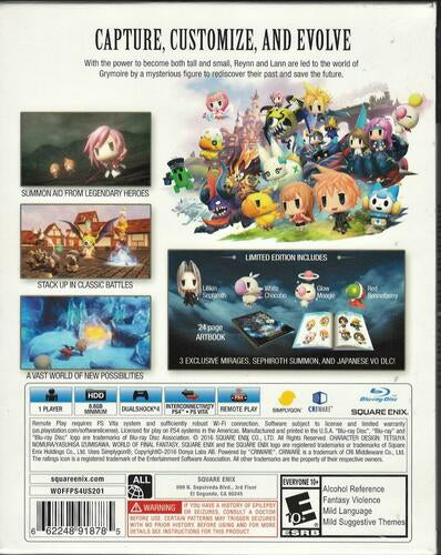 World of Final Fantasy Limited Edition - PlayStation 4