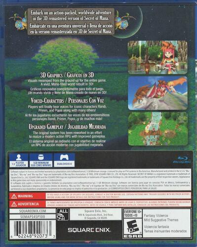 Secret of Mana - PlayStation 4