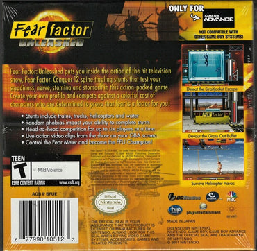 Fear Factor Unleashed - Game Boy Advance