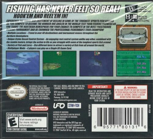 Professional Fisherman's Tour: Northern Hemisphere - Nintendo DS