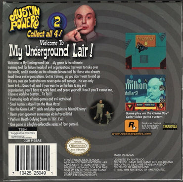 Austin Powers 2: 'Welcome to My Underground Lair' - Game Boy Color