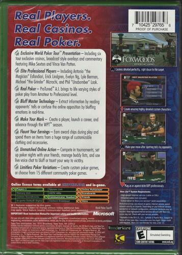 World Poker Tour Xbox