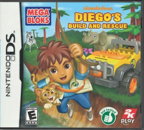 Mega Bloks Diego's Build and Rescue - Nintendo DS