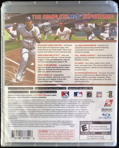 Major League Baseball 2K8 - PlayStation 3