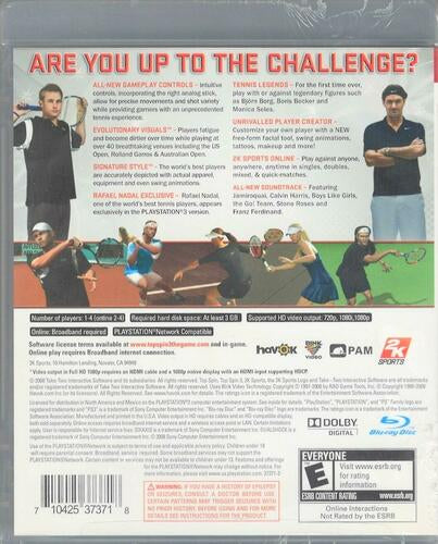 Top Spin 3 - PlayStation 3