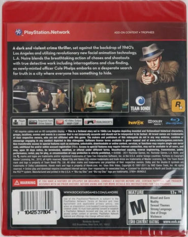 L.A. Noire (Greatest Hits) - PlayStation 3