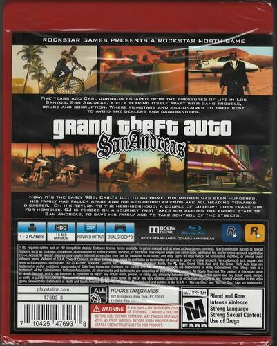 Grand Theft Auto: San Andreas (Greatest Hits) - PlayStation 3