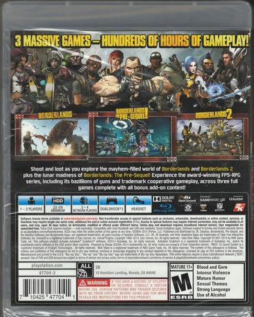 Borderlands Triple Pack - PlayStation 3