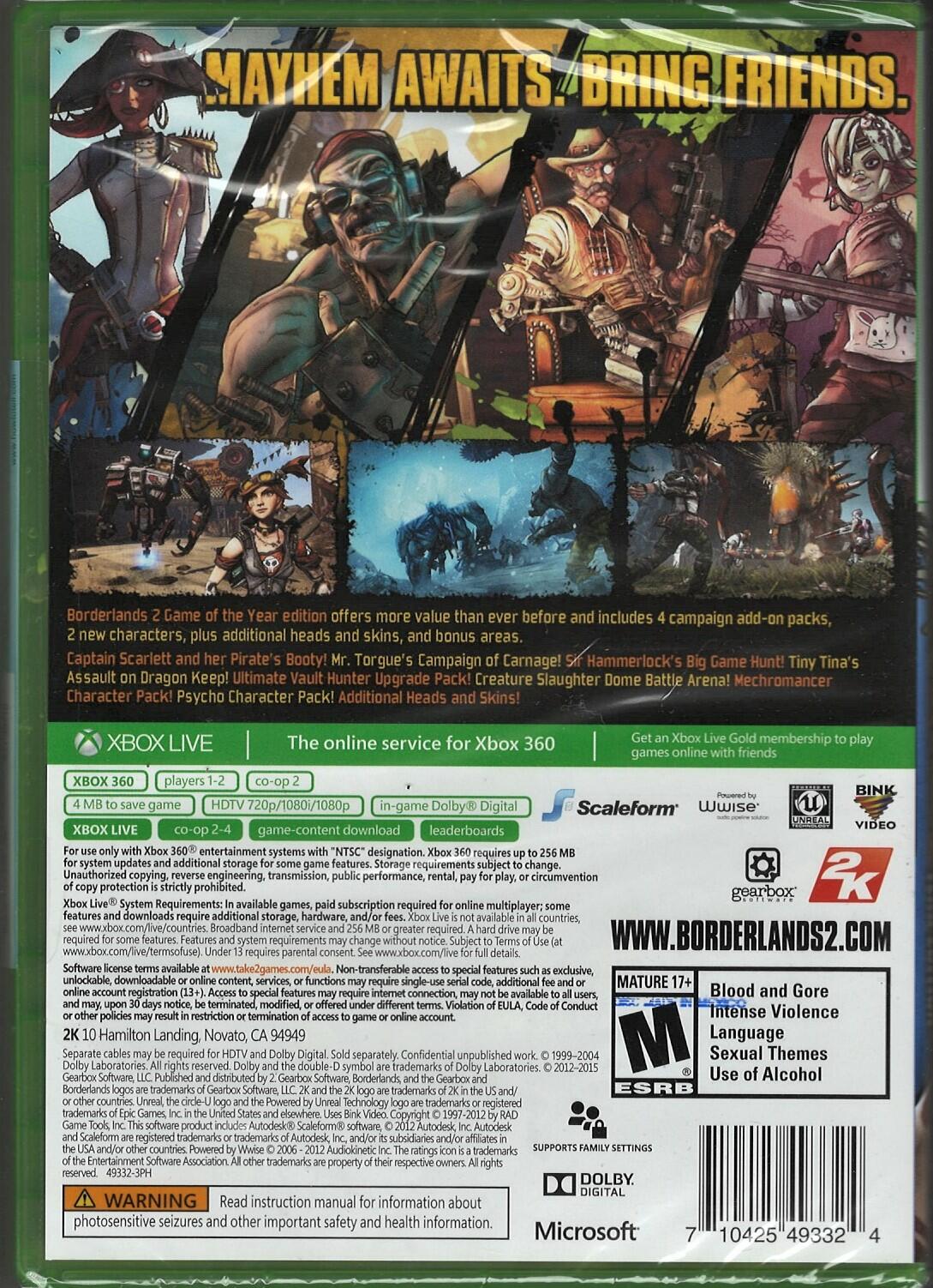 Køb Borderlands: Game of the Year Edition (Import Køb Borderlands: Game of the Year Edition (Import