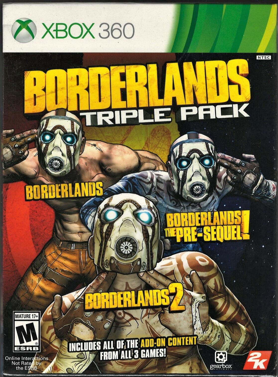 Borderlands Triple Pack - Xbox 360