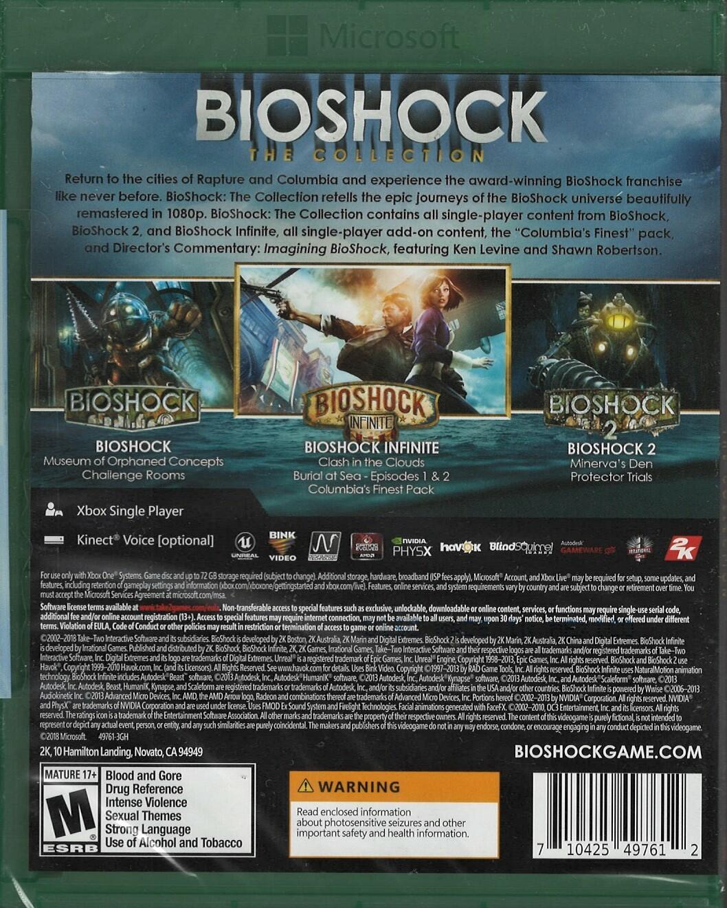 BioShock: The Collection (Greatest Hits) - Xbox One