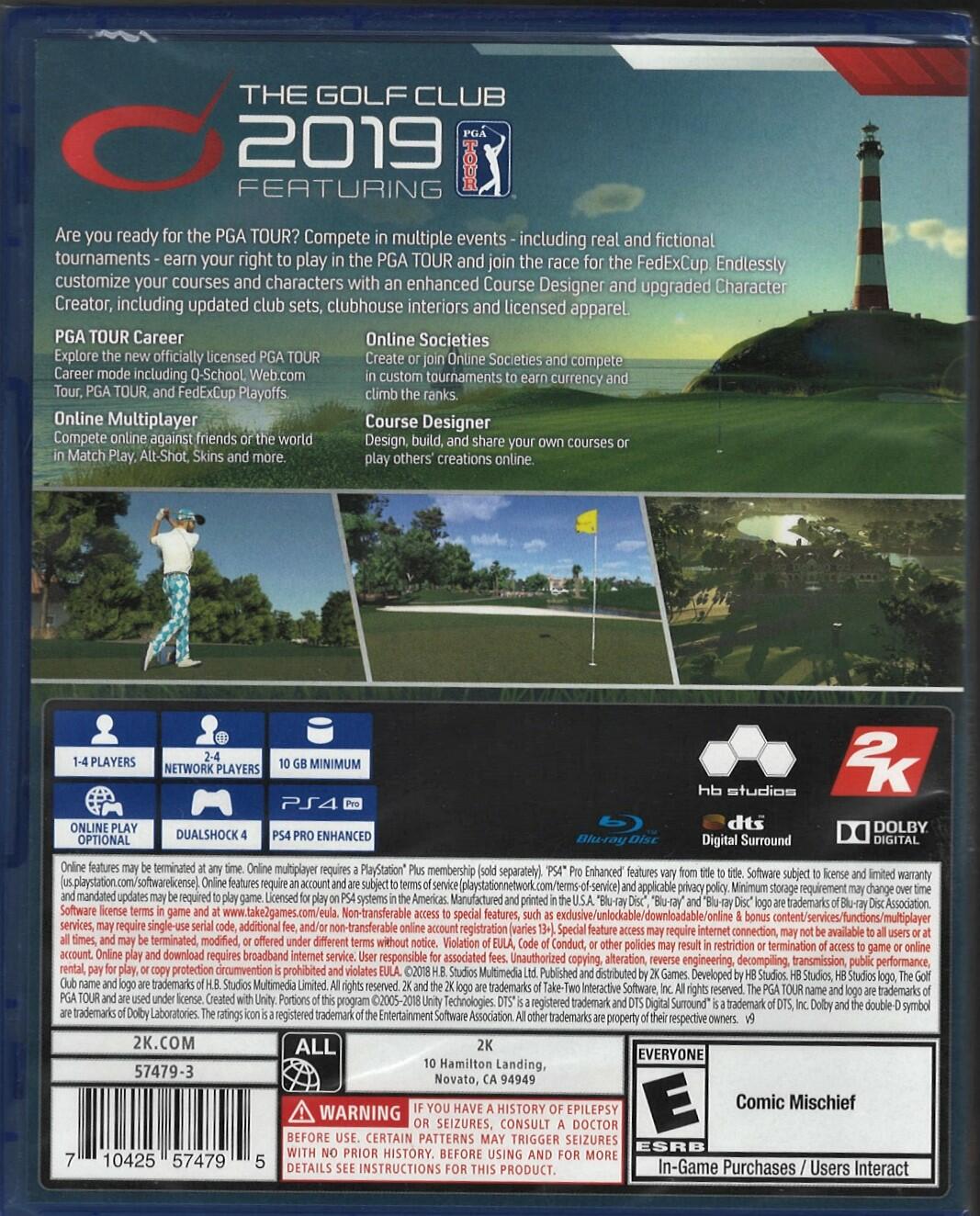 The Golf Club 2019 Featuring PGA Tour - PlayStation 4