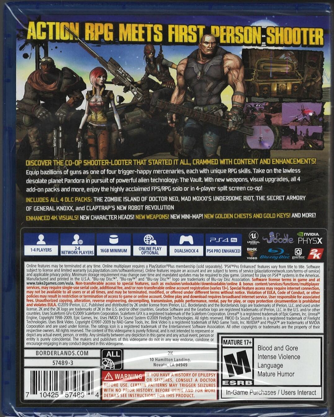 Borderlands Game of the Year Edition - PlayStation 4