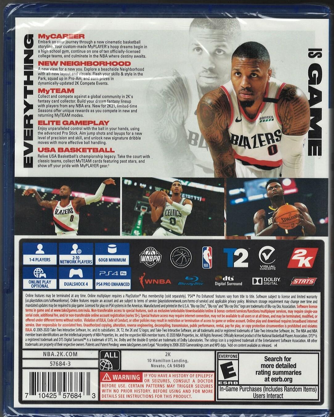 NBA 2K21 - PlayStation 4