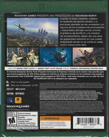 Grand Theft Auto V Premium Online Edition  - Xbox One