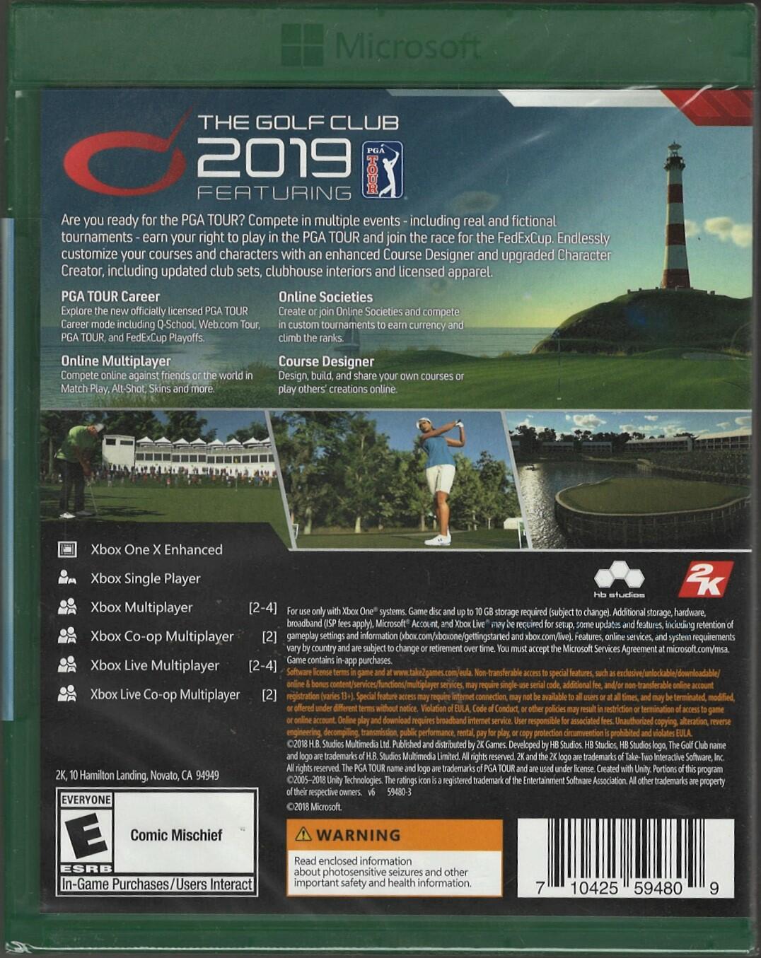The Golf Club 2019 Featuring PGA Tour - Xbox One