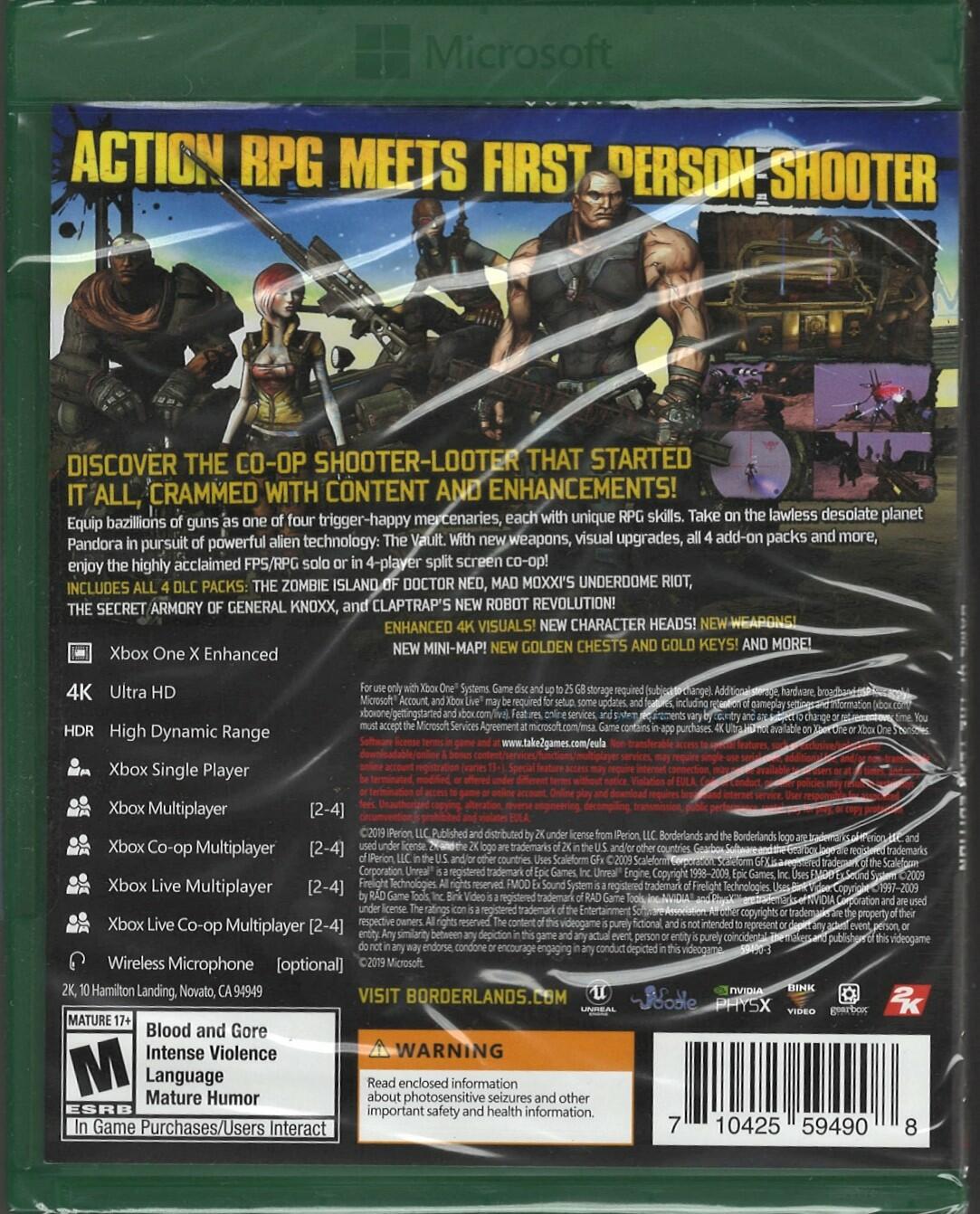 Borderlands Game of the Year Edition - Xbox One