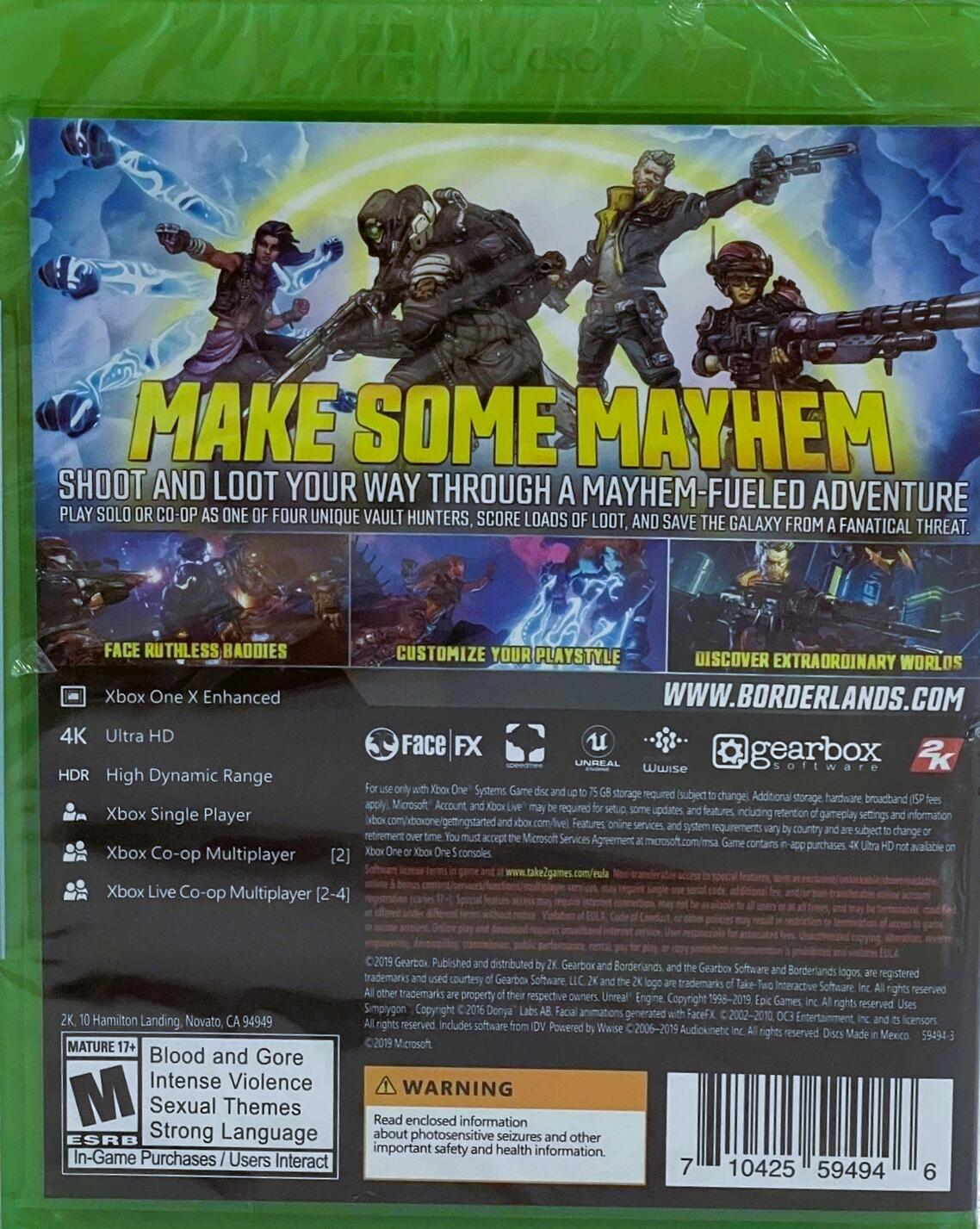 Borderlands 3 - Xbox One