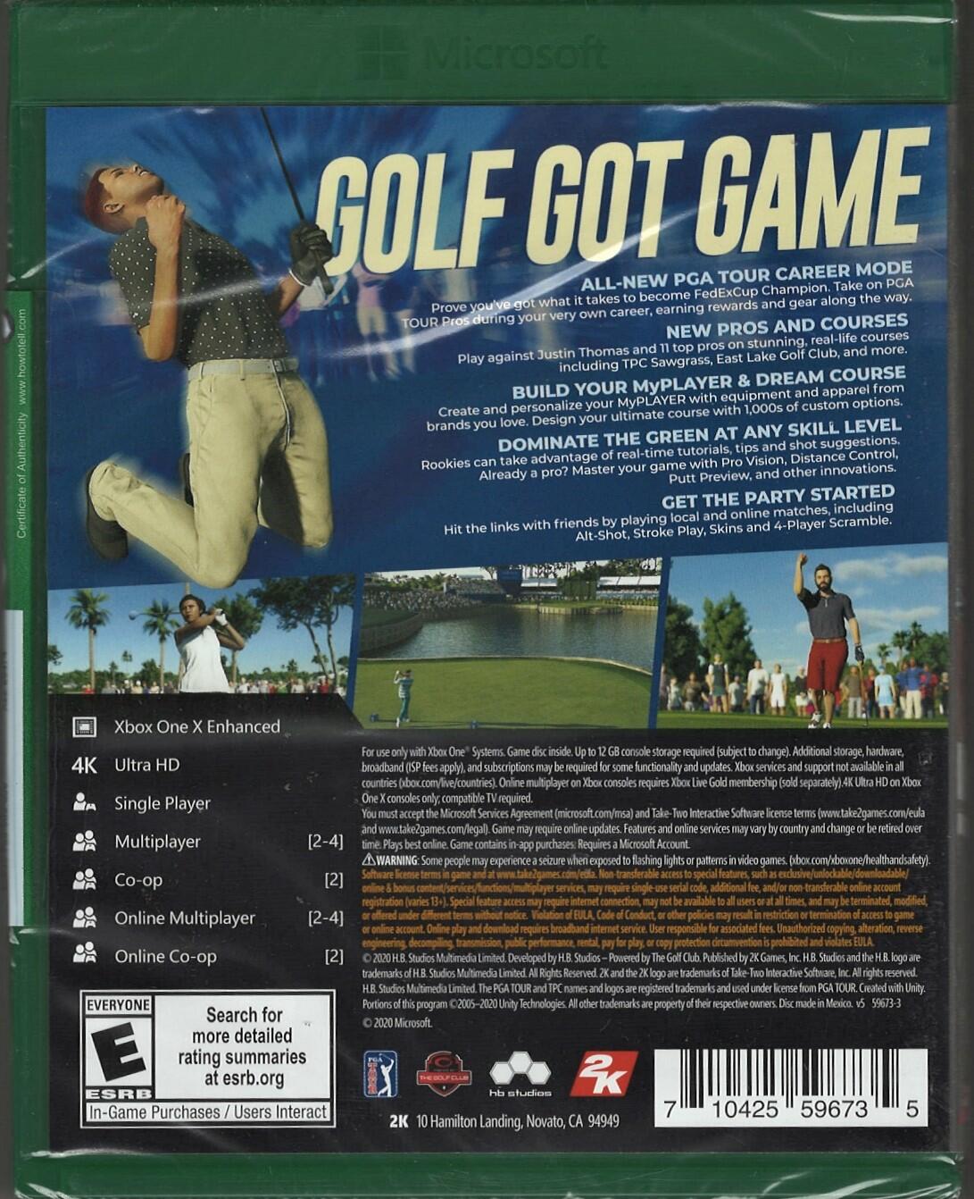 PGA TOUR 2K21 - Xbox One