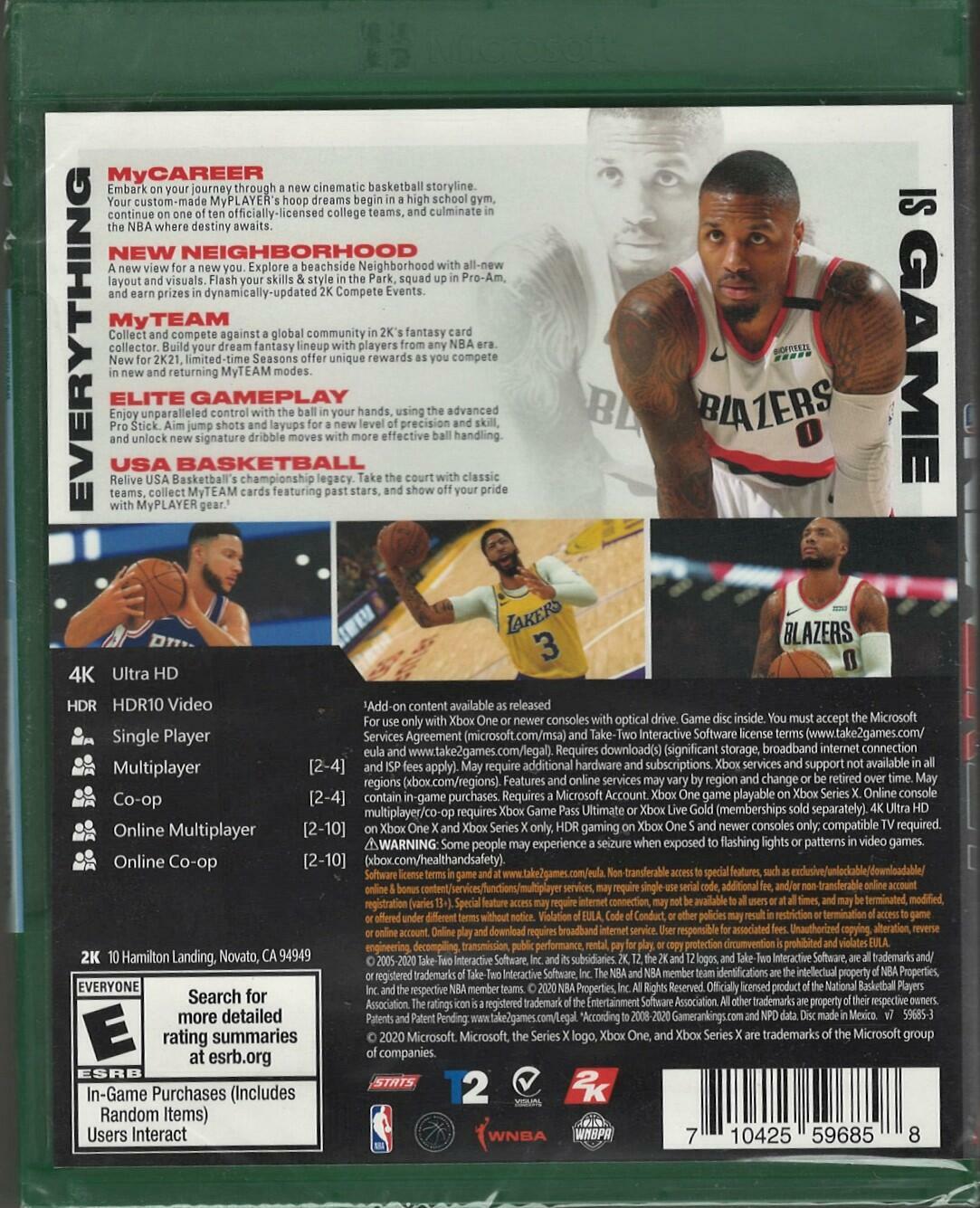 NBA 2K21 - Xbox One