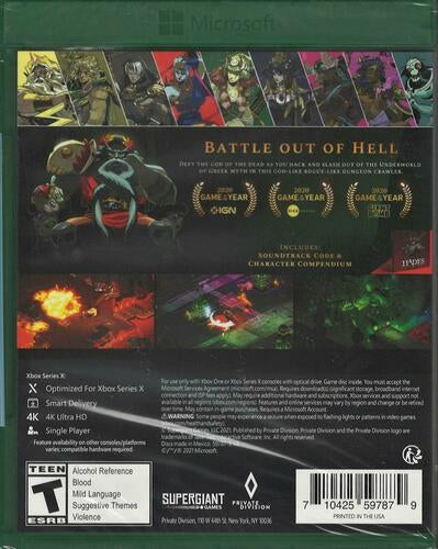 Hades - Xbox One/Series X
