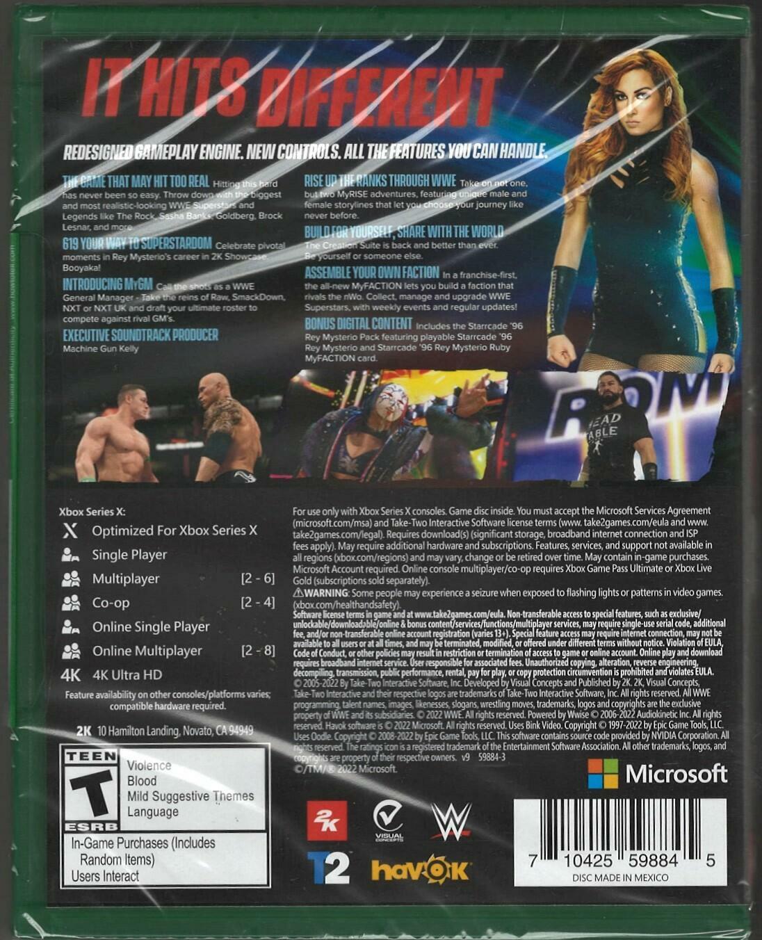 WWE 2K22 - Xbox Series X