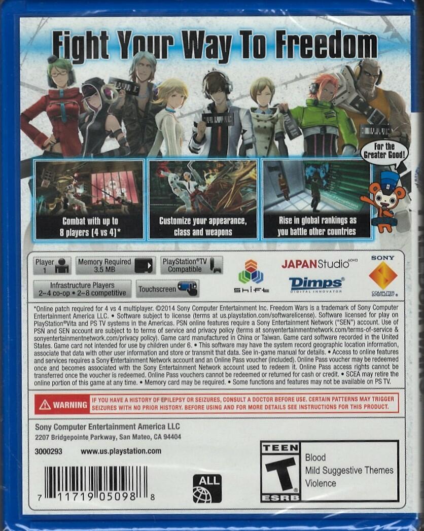 Freedom Wars - PlayStation Vita