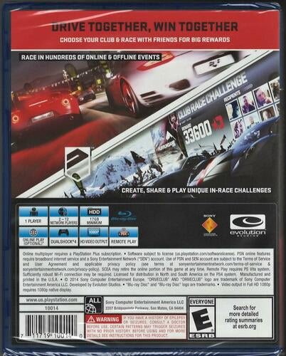 DriveClub - PlayStation 4