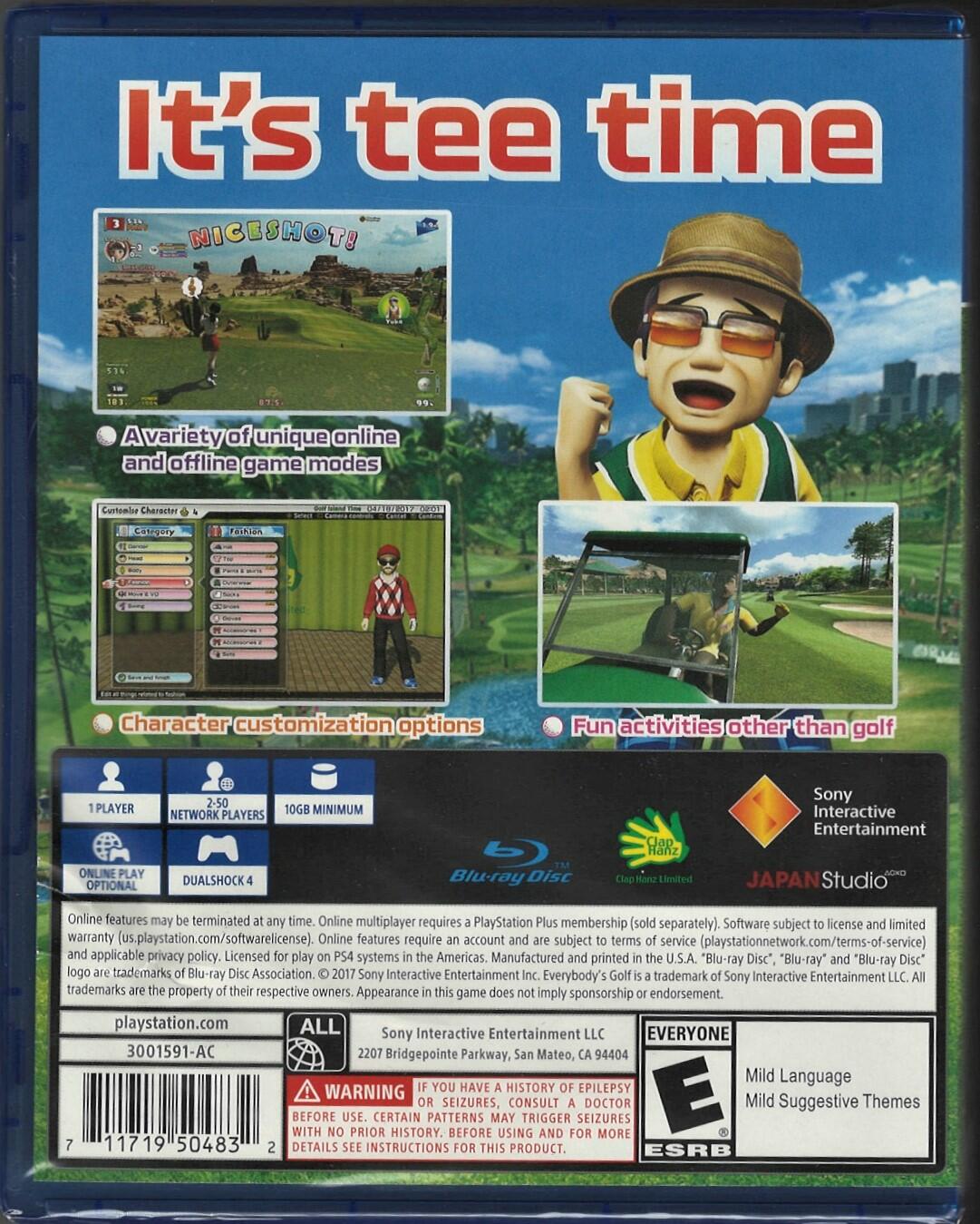 Everybody's Golf - PlayStation 4