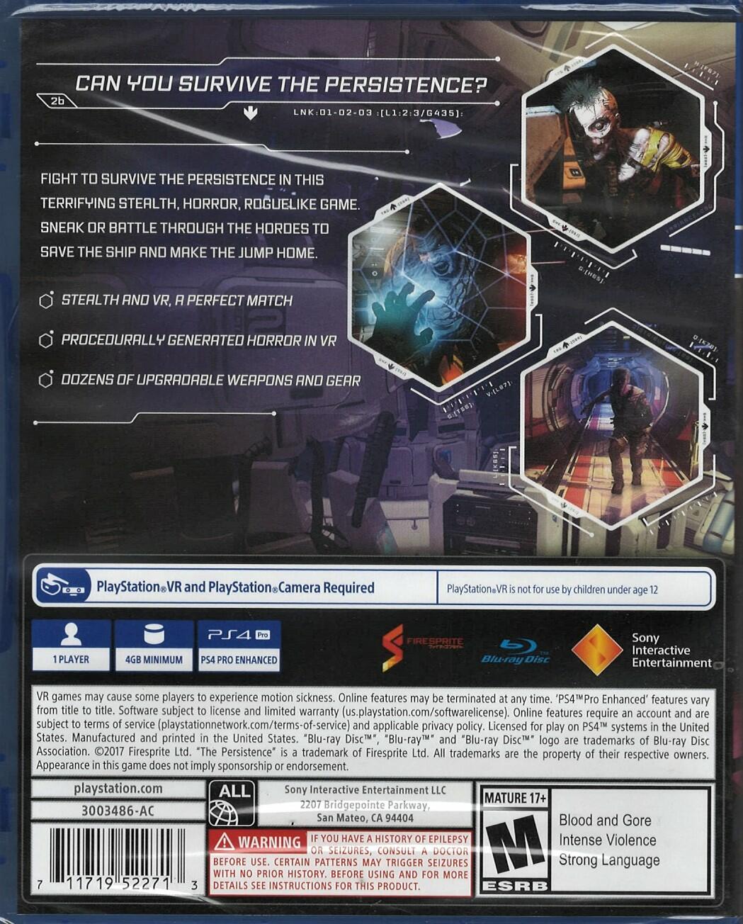 The Persistence (PlayStation VR) - PlayStation 4