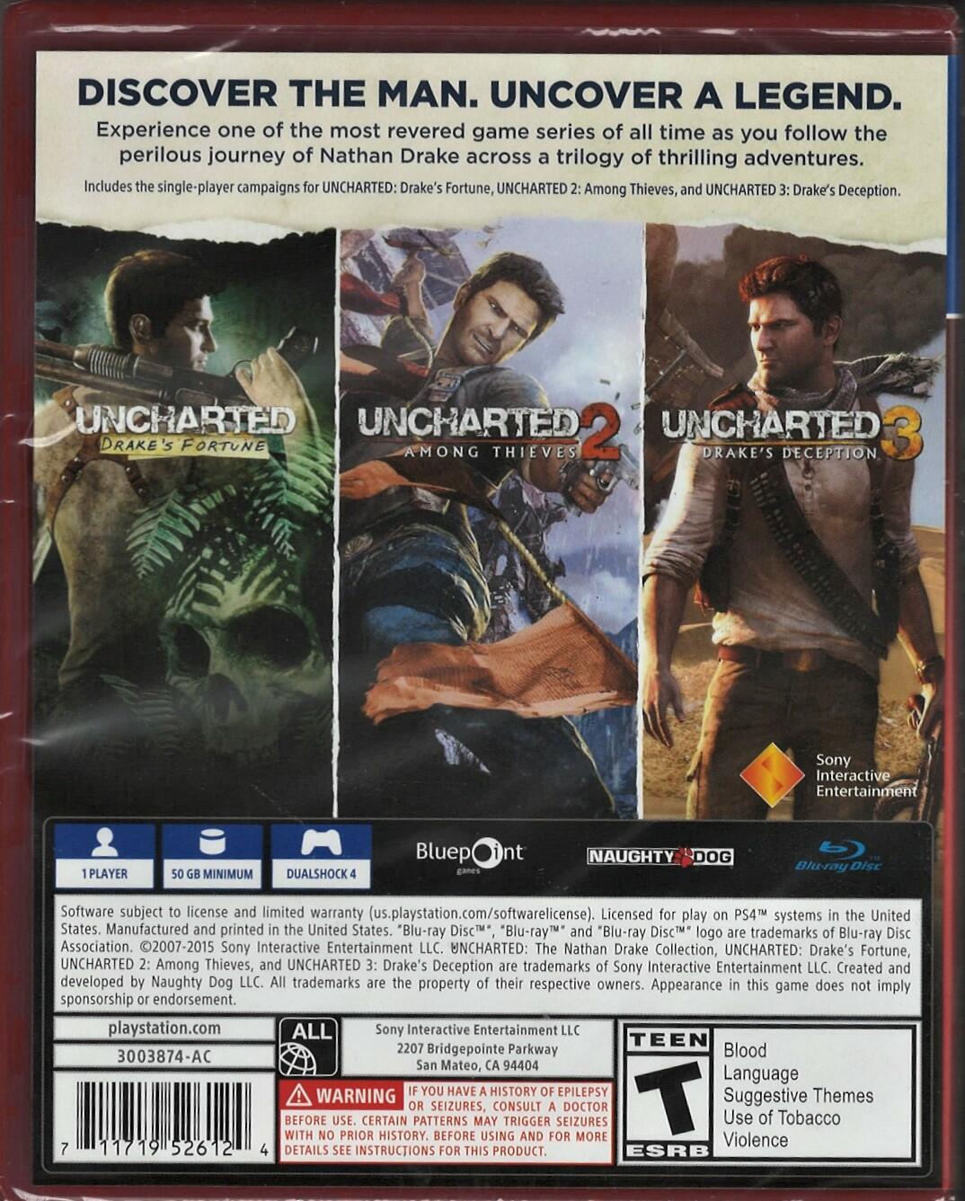 Uncharted: The Nathan Drake Collection (PlayStation Hits) - PlayStation 4