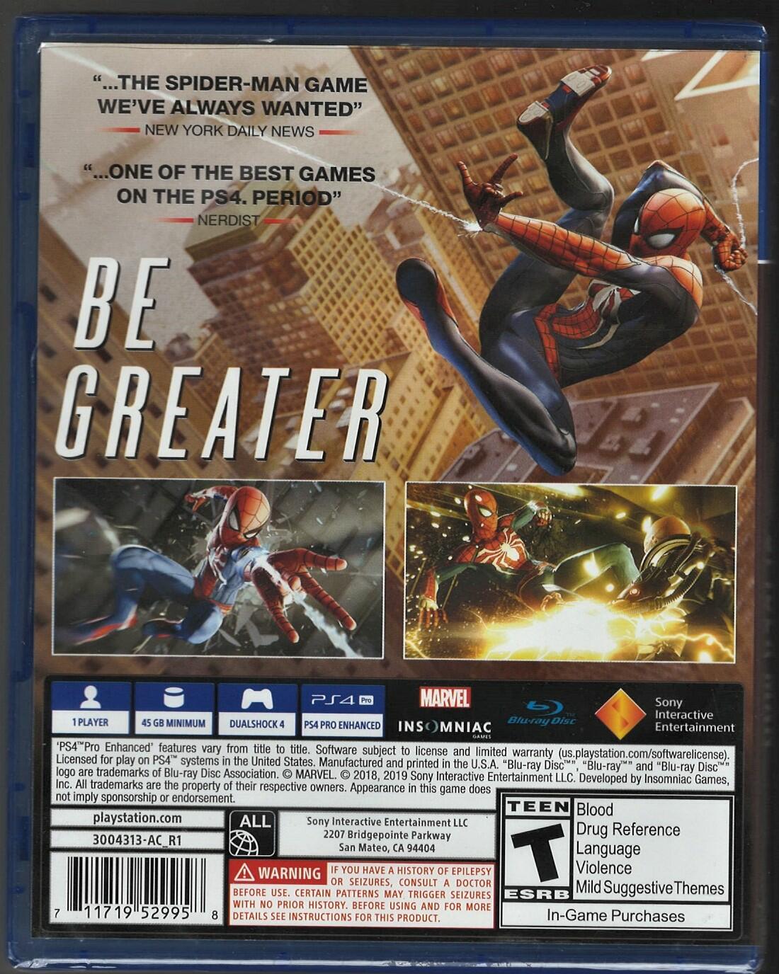 Marvel's Spider-Man Game Of The Year Edition - PlayStation 4