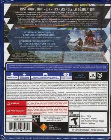 Horizon Forbidden West Standard Edition - PlayStation 4